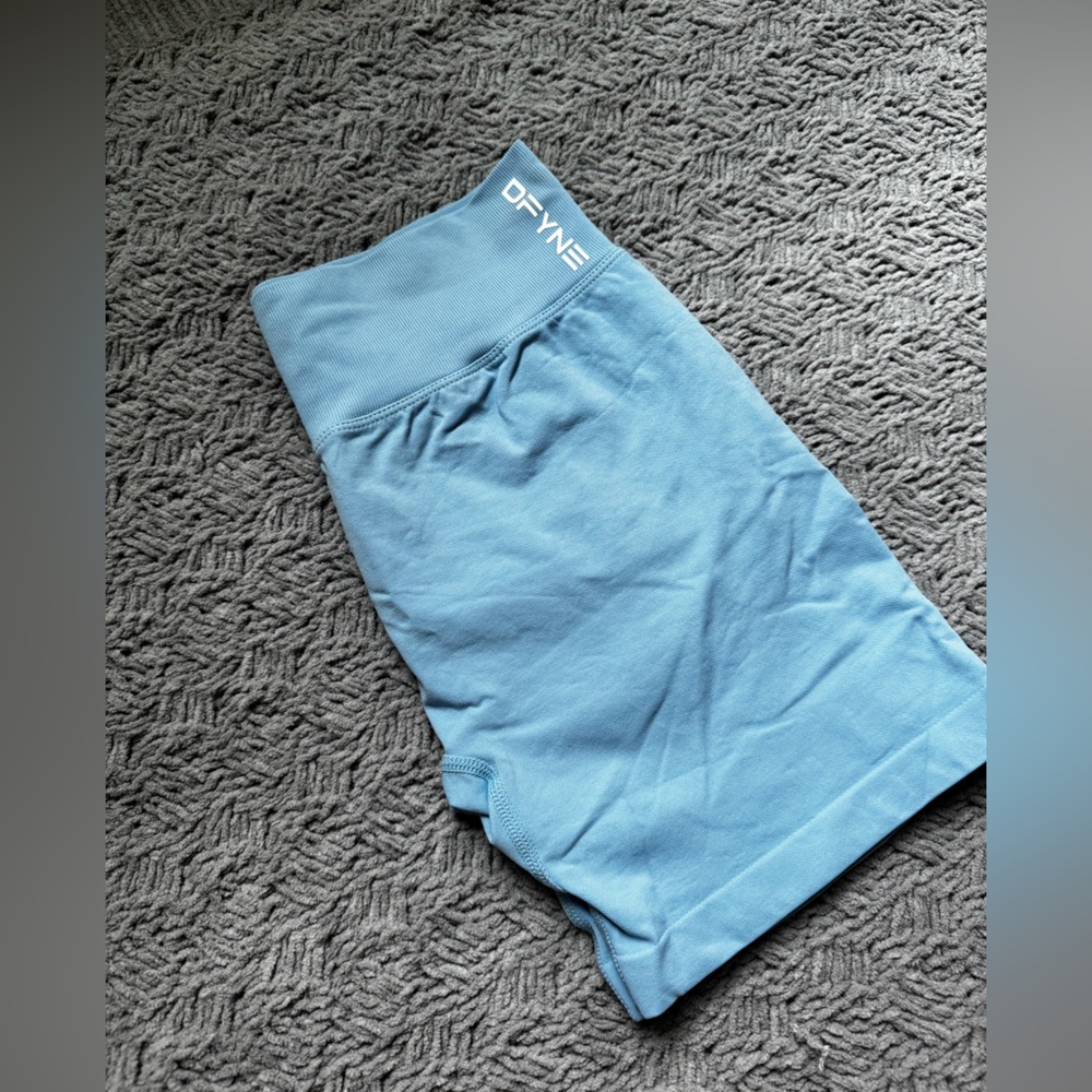 DFYNE Women's Athletic Shorts - Blue
